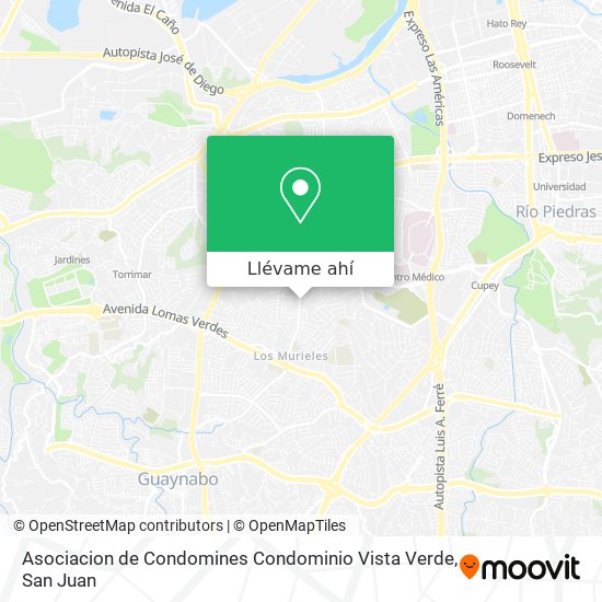 Mapa de Asociacion de Condomines Condominio Vista Verde
