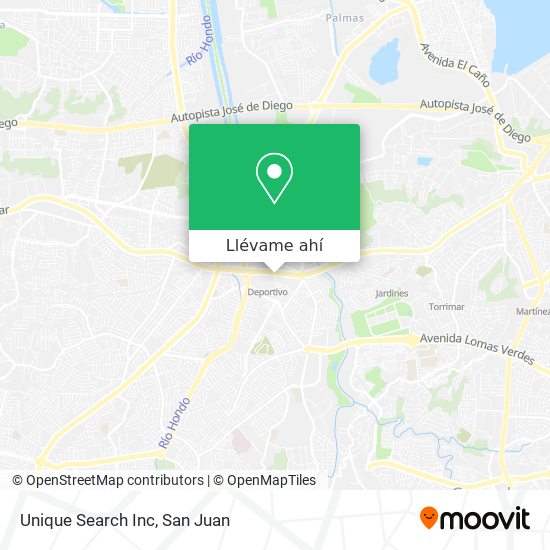 Mapa de Unique Search Inc