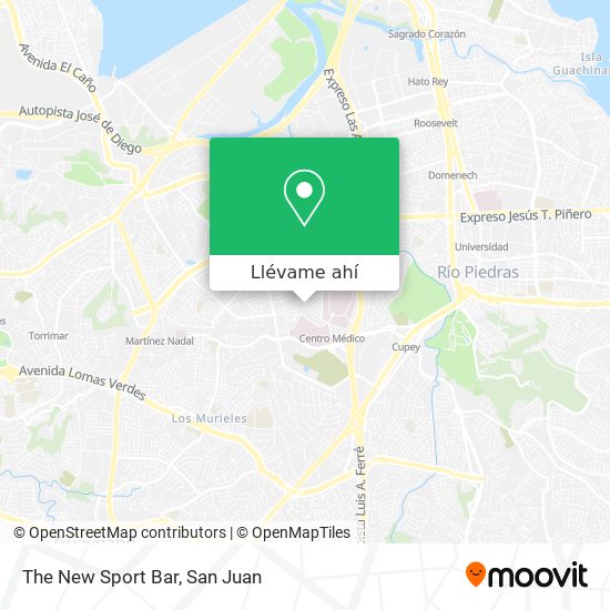 Mapa de The New Sport Bar