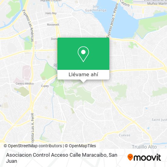 Mapa de Asociacion Control Acceso Calle Maracaibo