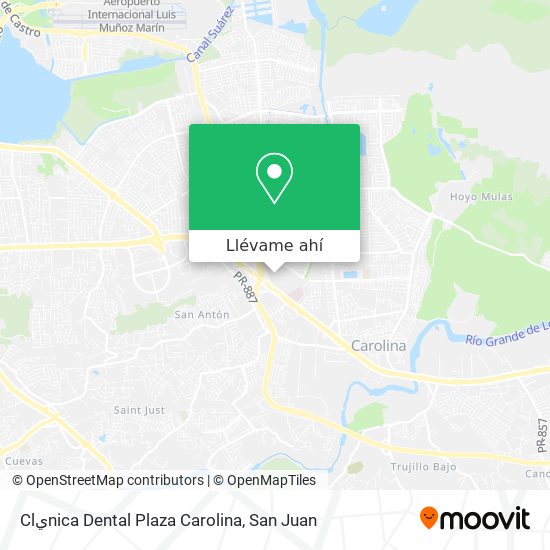 Mapa de Clيnica Dental Plaza Carolina