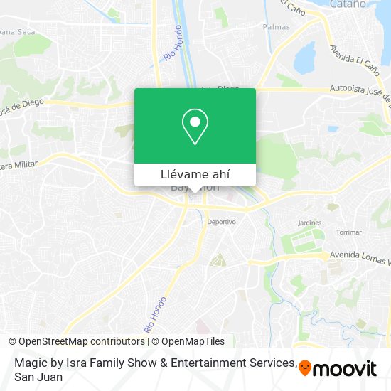 Mapa de Magic by Isra Family Show & Entertainment Services