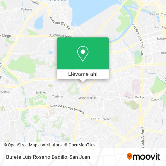 Mapa de Bufete Luis Rosario Badillo