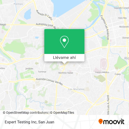 Mapa de Expert Testing Inc