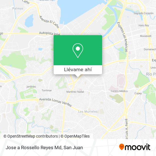 Mapa de Jose a Rossello Reyes Md