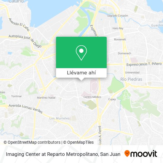 Mapa de Imaging Center at Reparto Metropolitano
