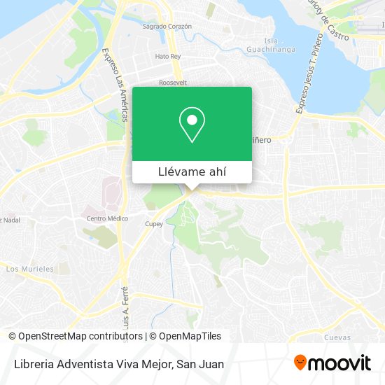 Mapa de Libreria Adventista Viva Mejor