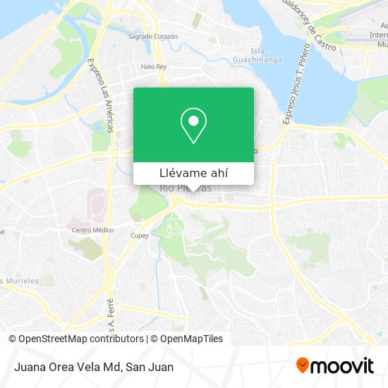 Mapa de Juana Orea Vela Md