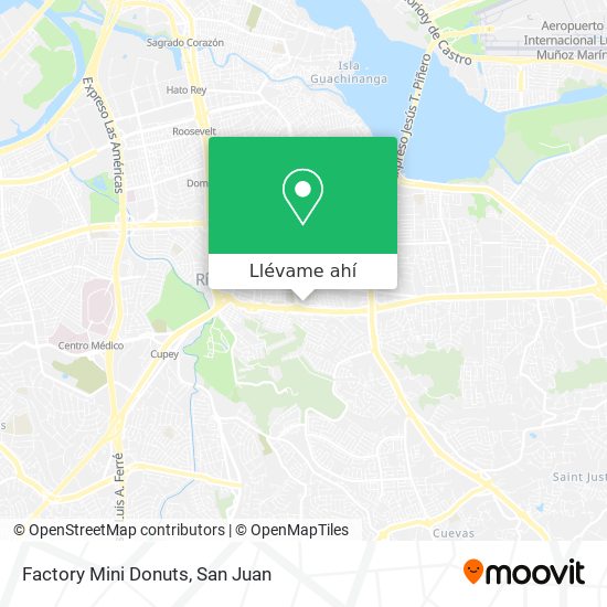 Mapa de Factory Mini Donuts