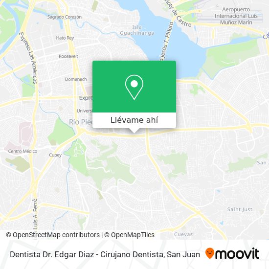 Mapa de Dentista Dr. Edgar Diaz - Cirujano Dentista