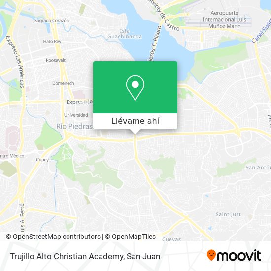 Mapa de Trujillo Alto Christian Academy