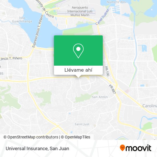 Mapa de Universal Insurance
