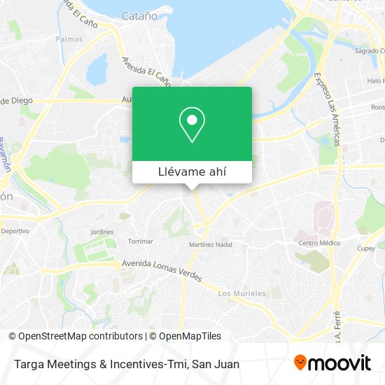 Mapa de Targa Meetings & Incentives-Tmi