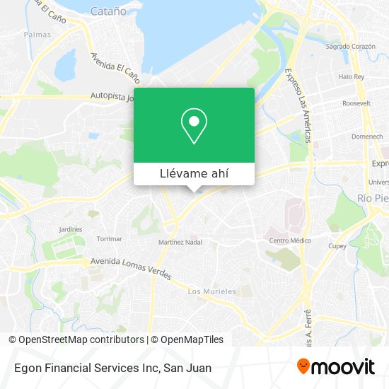 Mapa de Egon Financial Services Inc