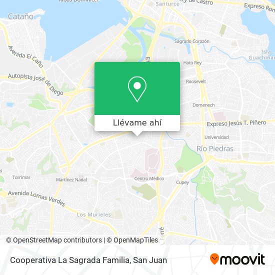 Mapa de Cooperativa La Sagrada Familia