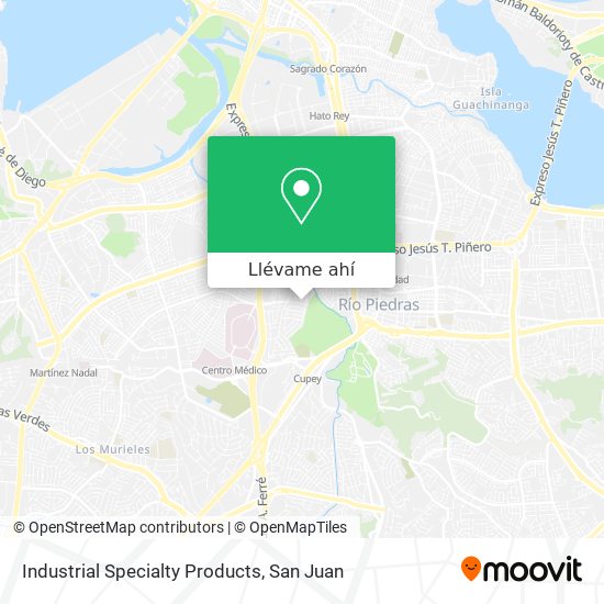 Mapa de Industrial Specialty Products