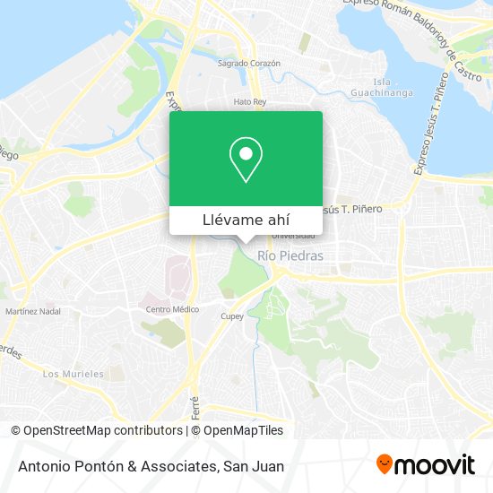 Mapa de Antonio Pontón & Associates