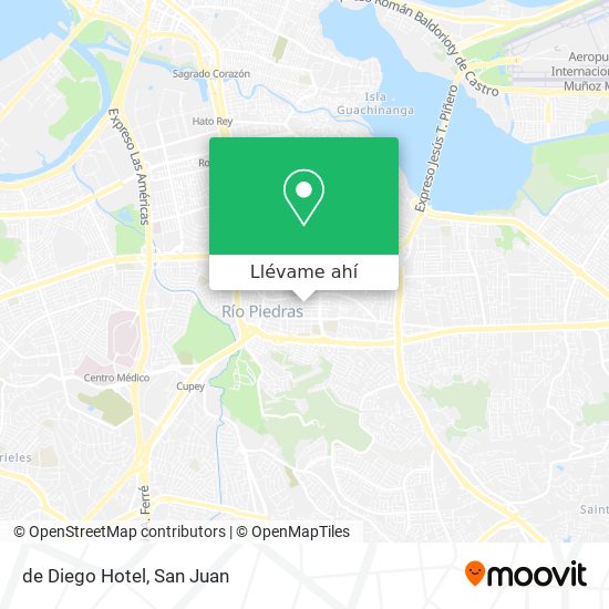Mapa de de Diego Hotel