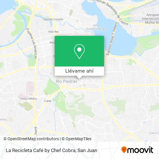 Mapa de La Recicleta Café by Chef Cobra