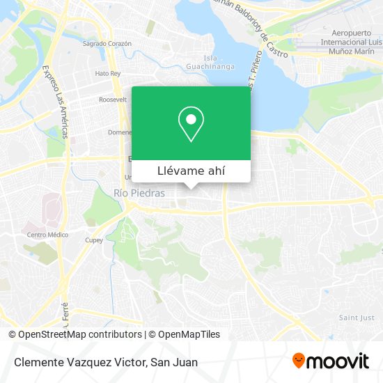 Mapa de Clemente Vazquez Victor