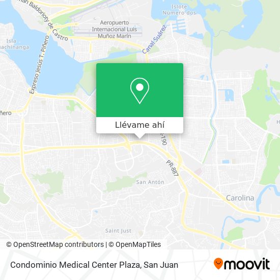 Mapa de Condominio Medical Center Plaza