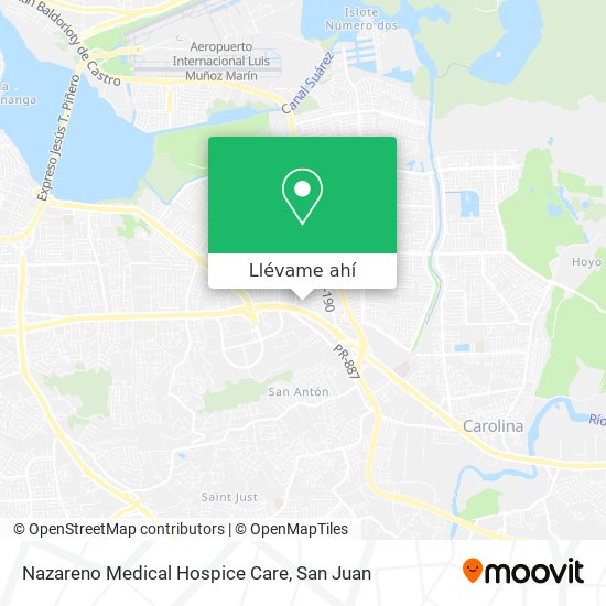 Mapa de Nazareno Medical Hospice Care