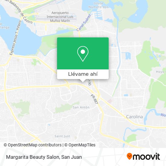 Mapa de Margarita Beauty Salon