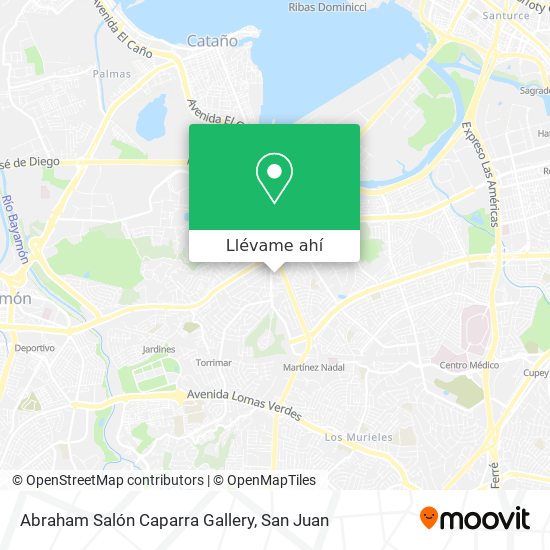 Mapa de Abraham Salón Caparra Gallery