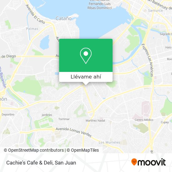 Mapa de Cachie's Cafe & Deli