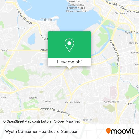 Mapa de Wyeth Consumer Healthcare