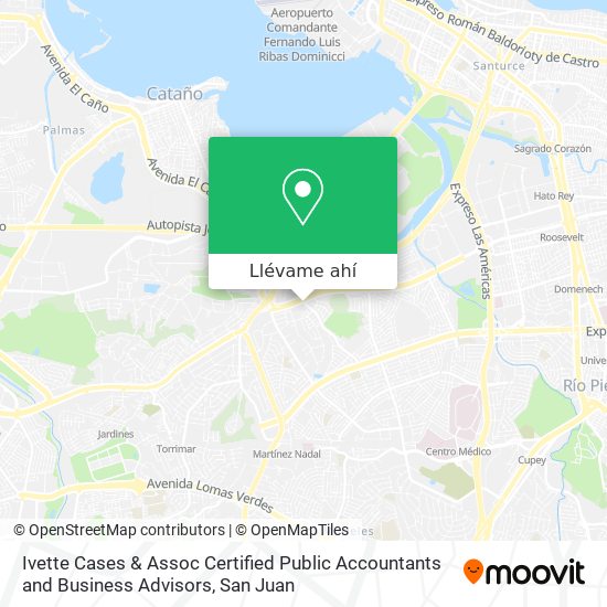 Mapa de Ivette Cases & Assoc Certified Public Accountants and Business Advisors