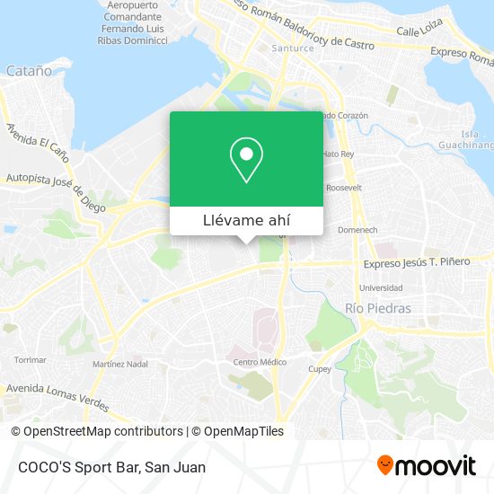 Mapa de COCO'S Sport Bar