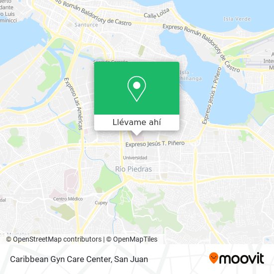 Mapa de Caribbean Gyn Care Center