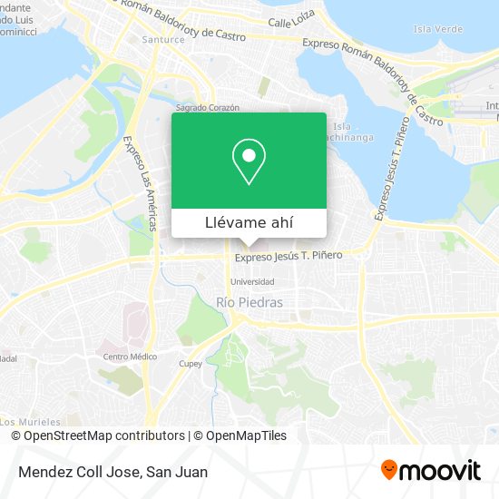 Mapa de Mendez Coll Jose