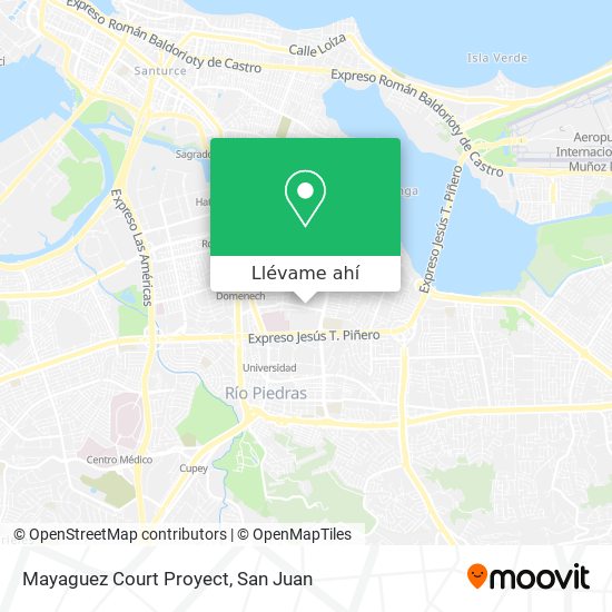 Mapa de Mayaguez Court Proyect