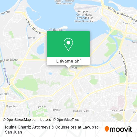 Mapa de Iguina-Oharriz Attorneys & Counselors at Law, psc