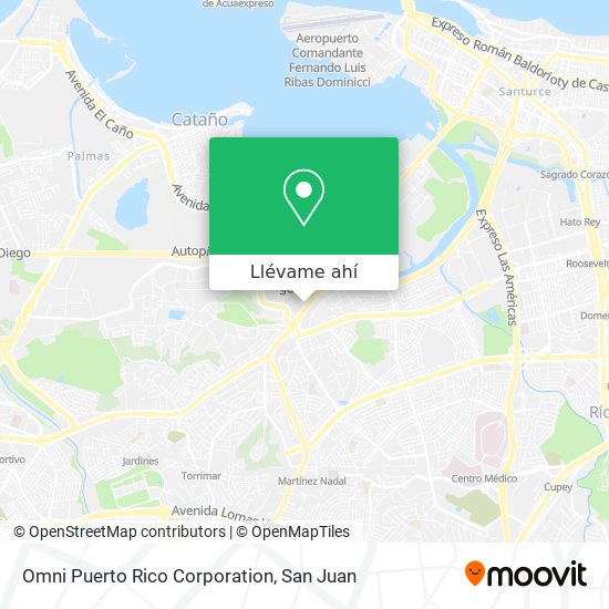 Mapa de Omni Puerto Rico Corporation