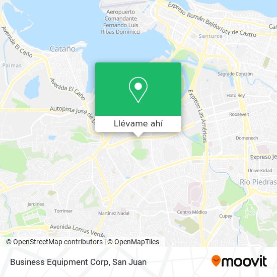 Mapa de Business Equipment Corp