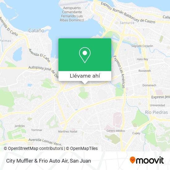 Mapa de City Muffler & Frio Auto Air