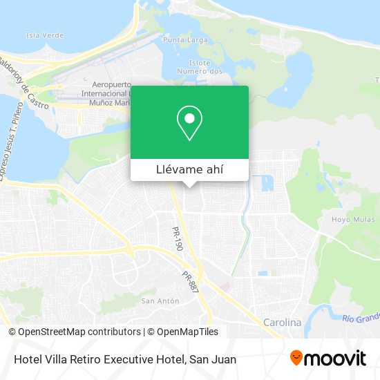 Mapa de Hotel Villa Retiro Executive Hotel