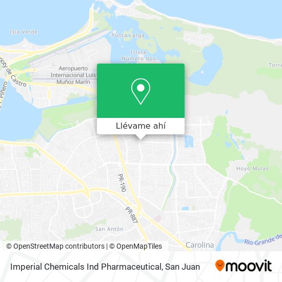 Mapa de Imperial Chemicals Ind Pharmaceutical