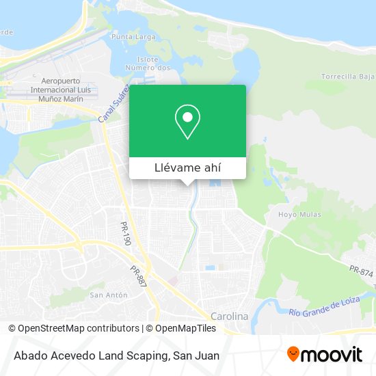 Mapa de Abado Acevedo Land Scaping