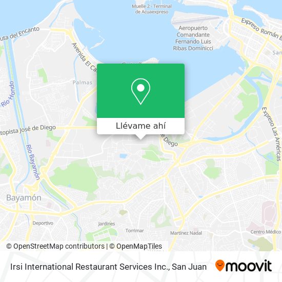 Mapa de Irsi International Restaurant Services Inc.