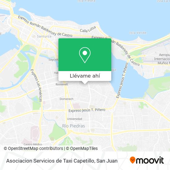 Mapa de Asociacion Servicios de Taxi Capetillo
