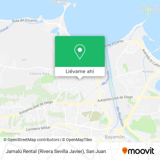 Mapa de Jamalú Rental (Rivera Sevilla Javier)