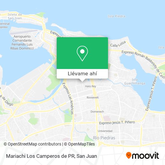 Mapa de Mariachi Los Camperos de PR