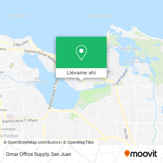 Mapa de Omar Office Supply