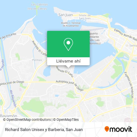 Mapa de Richard Salon Unisex y Barberia