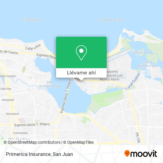 Mapa de Primerica Insurance