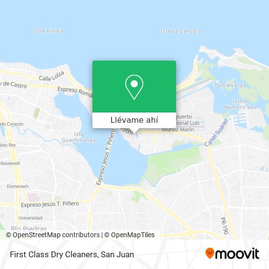 Mapa de First Class Dry Cleaners
